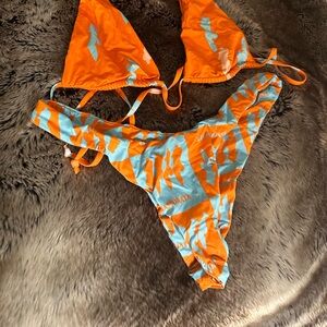 Inamorata Blue Orange Orpheus Bottom NWOT